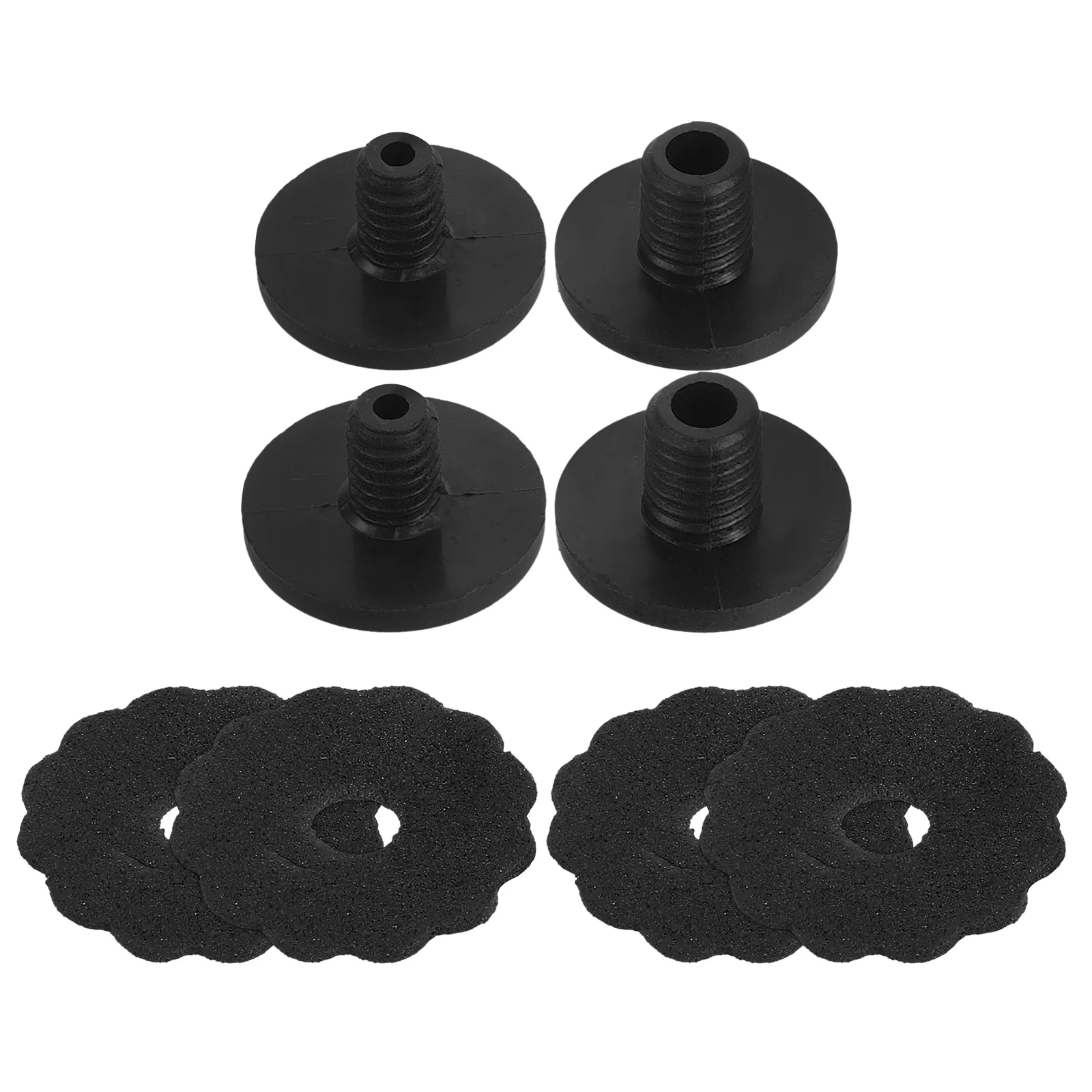 

4Sets Windproof Umbrella End Caps Thread Cover Durable Stable Universal Design Easy Replacement Portable Lightweight Travel