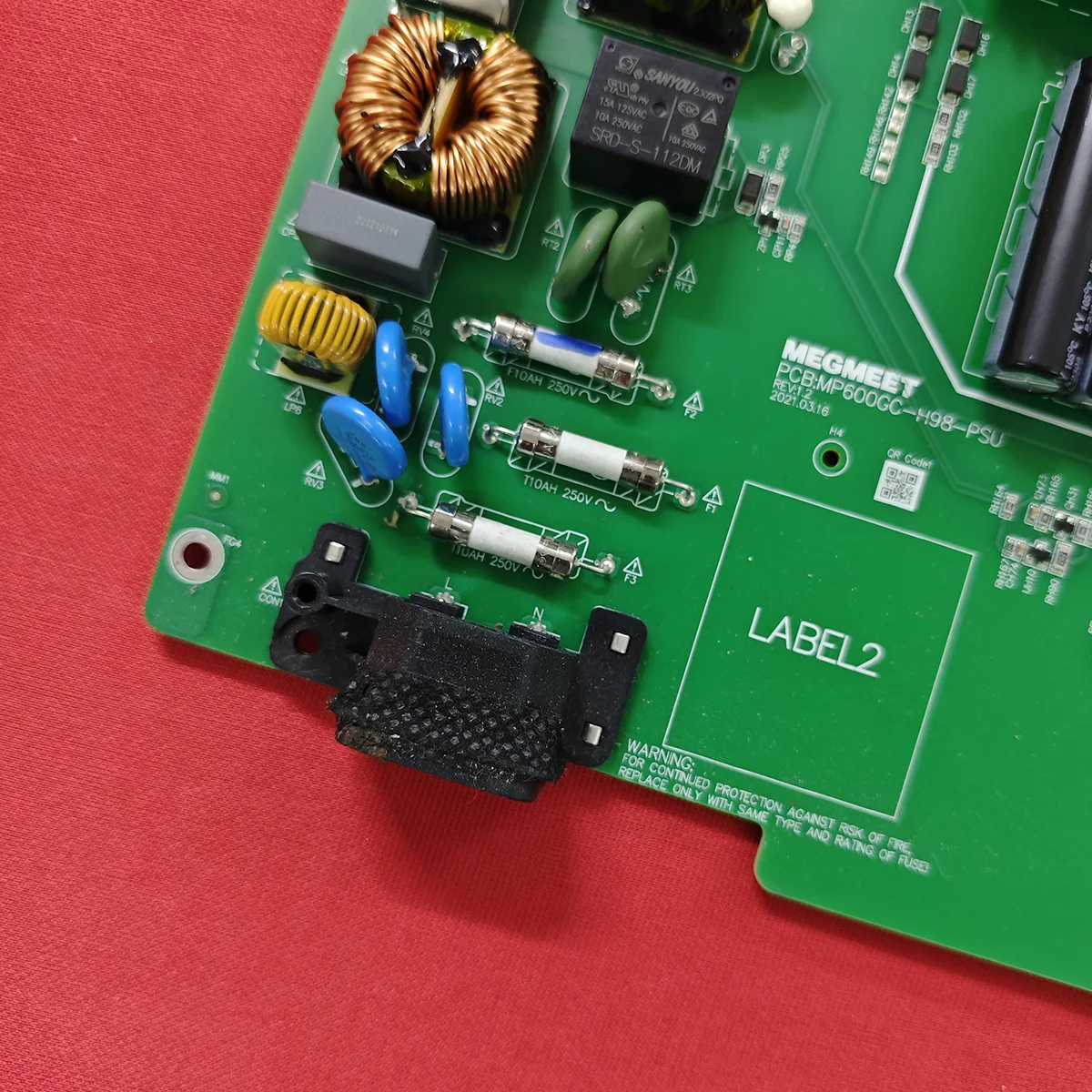 Original power supply board for MEGMEET MP600GC-H98-PSU Photo shooting of physical objects