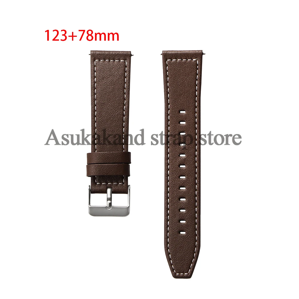 20 مللي متر 22 مللي متر حزام ساعة من الجلد الناعم لهواوي GT5 GT4 GT3 هواوي في نهاية المطاف خمر معصمه الرجال النساء الإفراج السريع سوار الفرقة