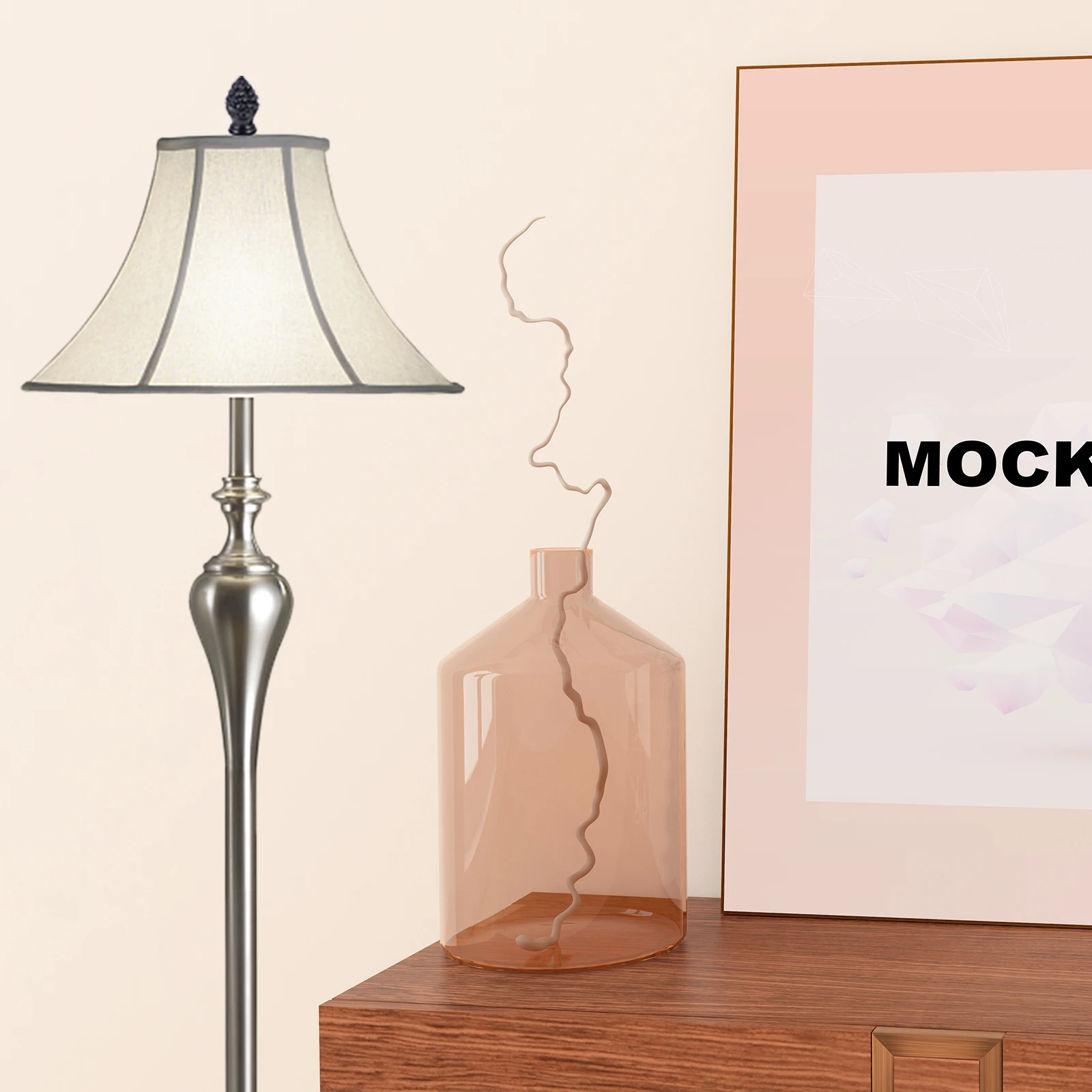 

2pcs Lamp Finial Decor Light Shade Holder Knob Durable Modern Simple Light Accessory For Table Floor Lamps Polished Stylish Home