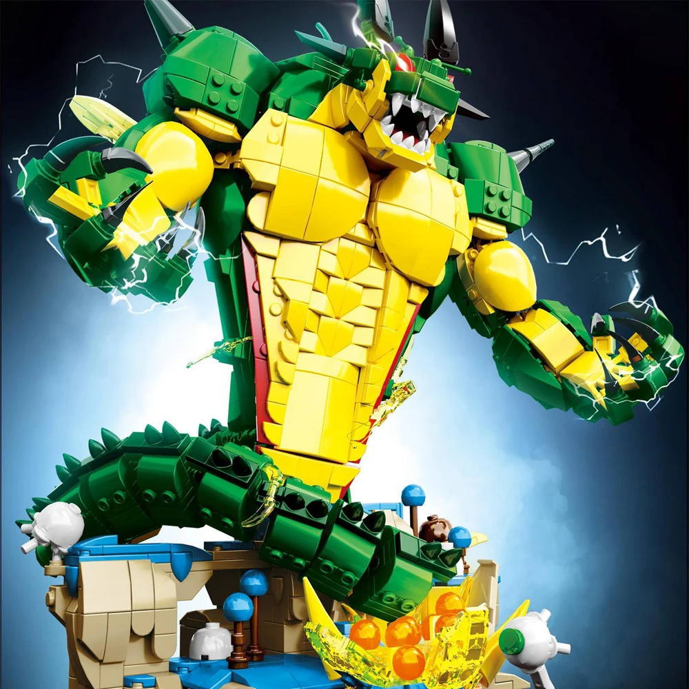 

Новый DK5001 1907 шт. MOC Idea аниме Shenlong строительные блоки модель дракона кирпичи сборка игрушек для детей подарочный набор на день рождения