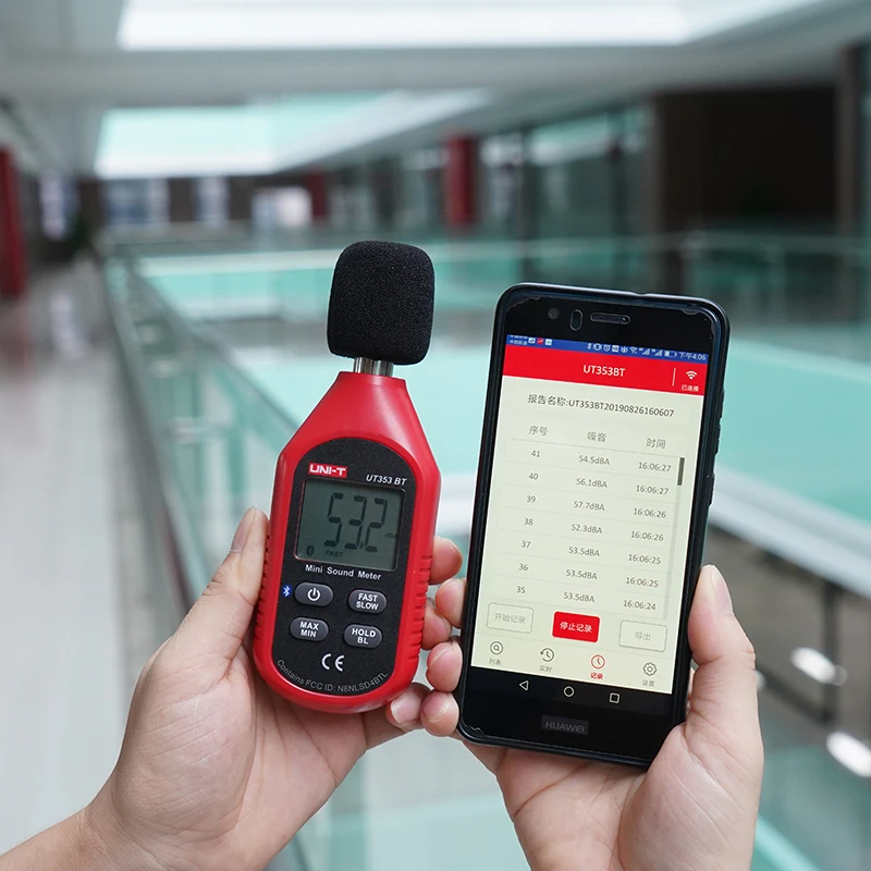 UNI-T 디지털 사운드 레벨 측정기 소음 측정기 30-130db 데시벨 모니터링 사운드 레벨 미터