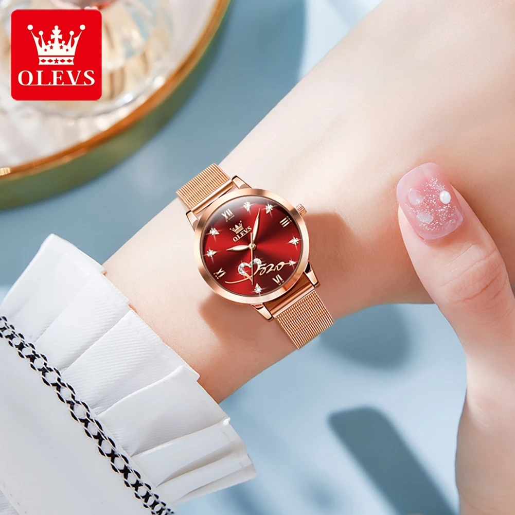 OLEVS Elegant Waterproof Quartz Watch for Women