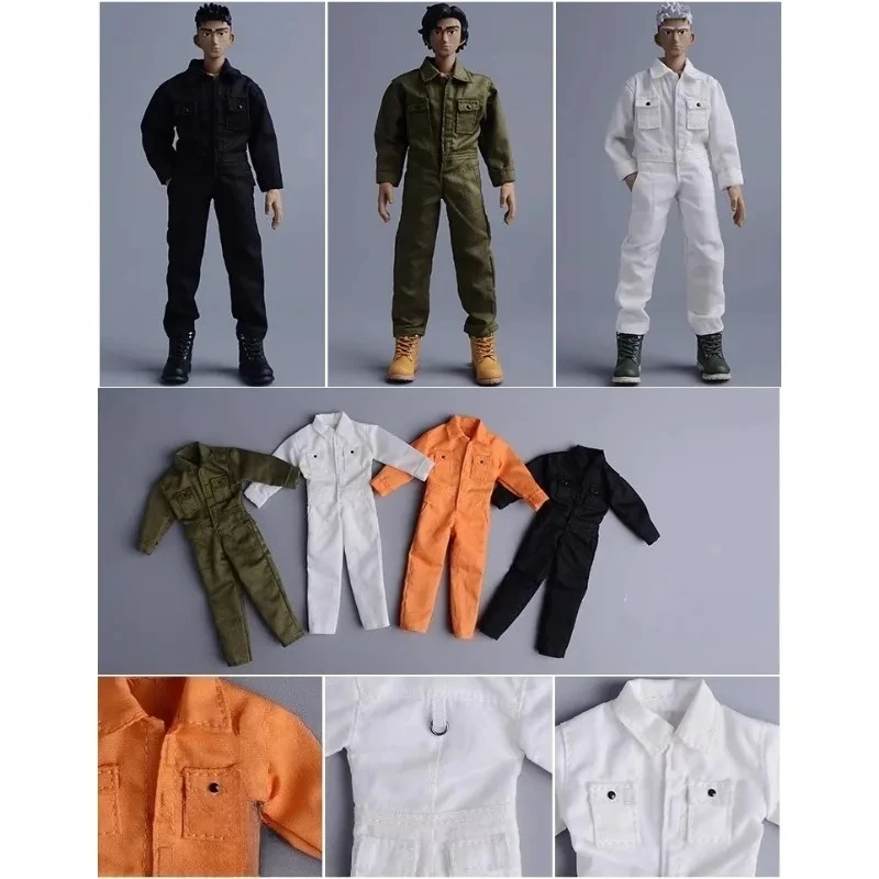 

New Product 1/12 Scale Action Figures Fashion Cargo Pants Jumpsuits Trousers Clothes Model for 6" Male Romankey Doll Body