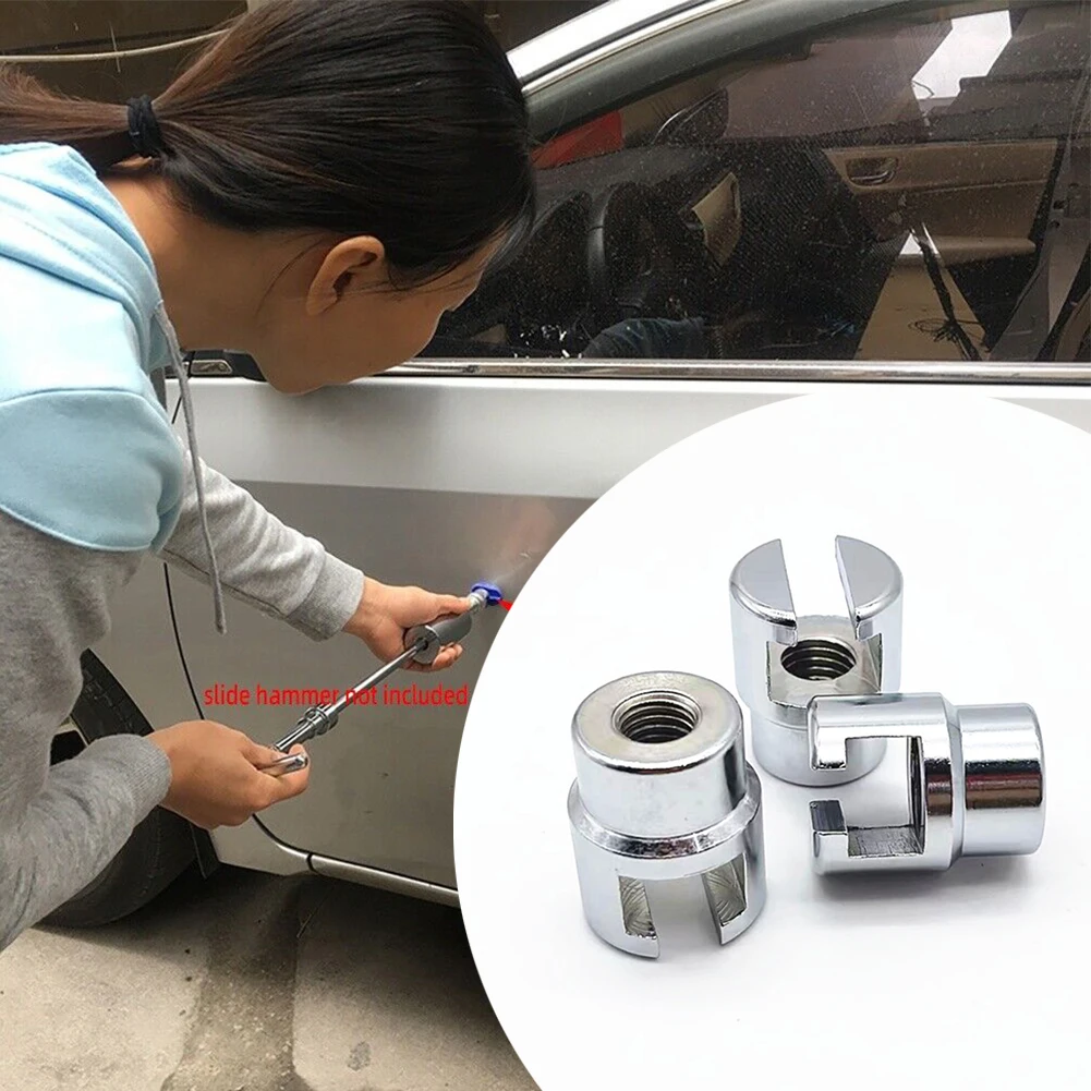 

Совершенно новые инструменты для ремонта автомобилей, адаптер для ремонта вмятин, наконечники для винтов, железо M10, замена, серебро, 1 шт., автомобильный ремонт вмятин