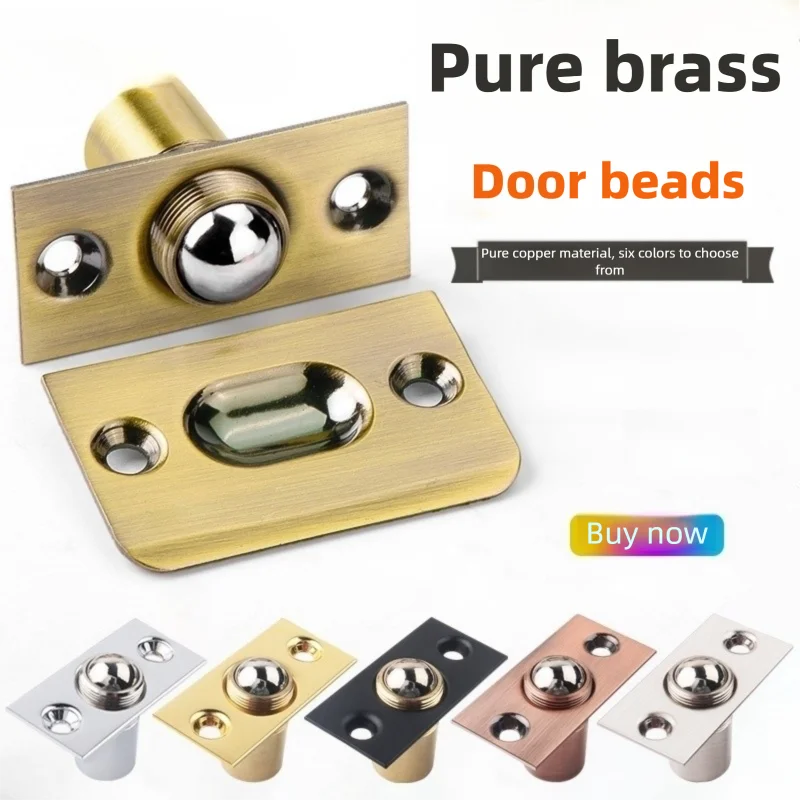 Adjustable Ball Door Catches, Beads Lock Roller Ball Catch, Spring Latches for Closet, Internal Cupboard, Bathroom Room Doors