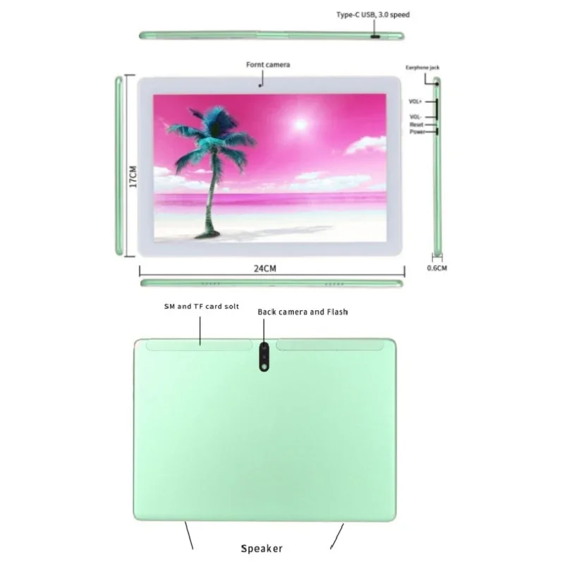 أندرويد 9.0 مكالمة هاتفية أقراص للأطفال 10.1 بوصة 2 جيجابايت رام 32 جيجابايت روم هدية مجانية غطاء من السيليكون MTK6737 رباعي النواة 1280x800 IPS