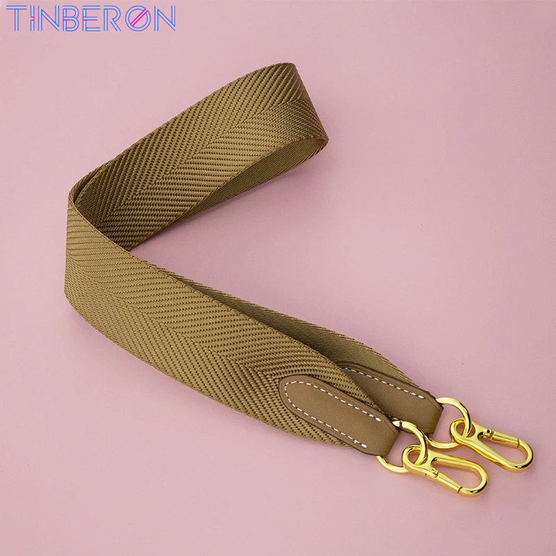 TINBERON Túi Sang Trọng Thiết Kế Vải Dây Lưng Nylon Dệt Đeo Vai Dây DIY Thời Trang Chắc Chắn Màu Dây Đeo Một Phần