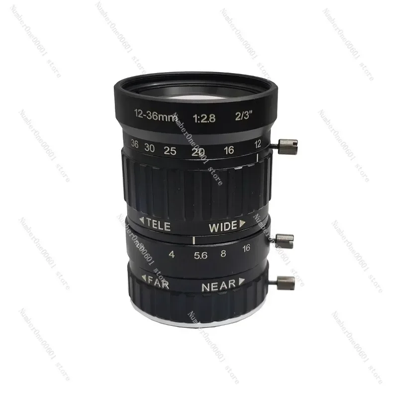 12-36Mm 5 Million High Definition Distortion-free Industrial Camera Lens 2/3 