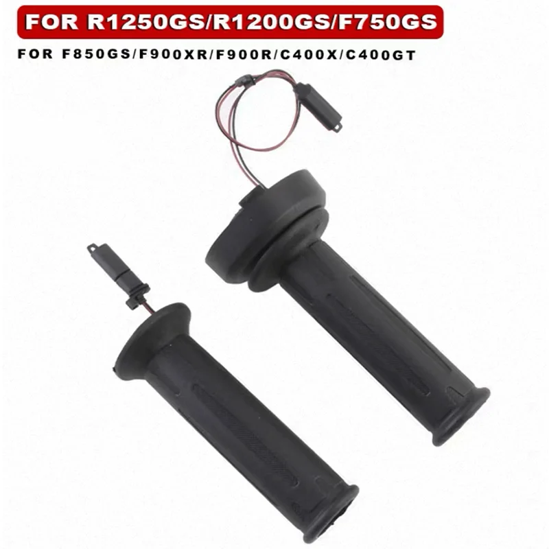 

Heated Motorcycle Grips Black for BMW R1250GS R 1250 GS R1200GS F850GS Adventure F750GS F900XR F900R C400GT Accessories Hot Grip