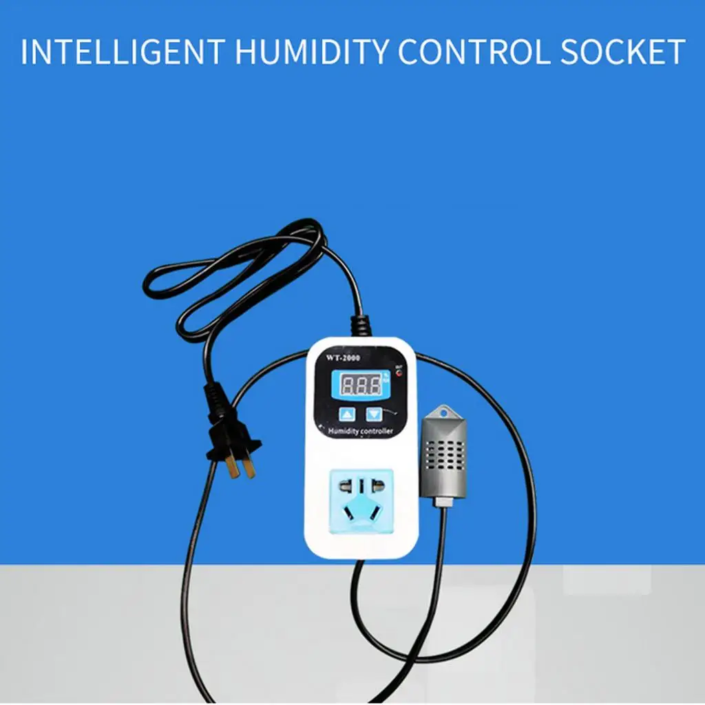 Hygrostat Moisture Control Switch with Calibration Feature for Greenhouse Humidity Regulation and Smart Home Use