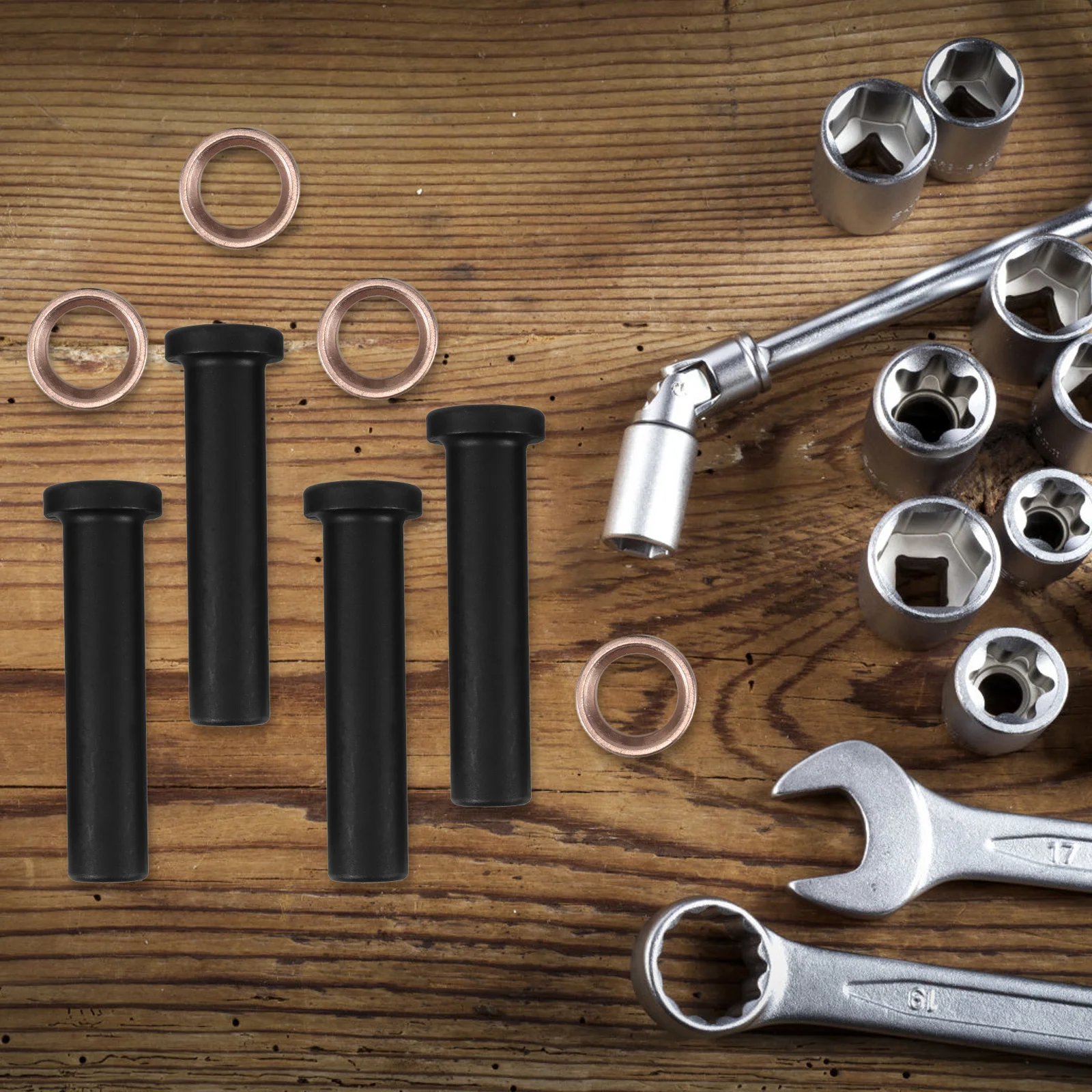 

4Pcs Atv Front Lower Control Arm Bushings Kit Suspension Arm Bushing Set for Stable Bushing Kit Car Part