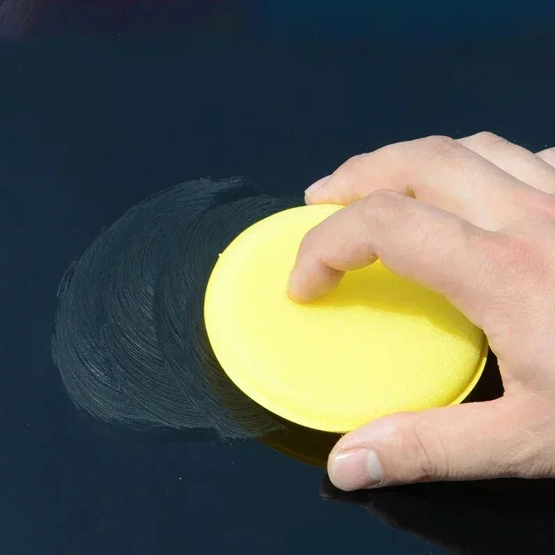 6PCS Car Care Foam Wax Applicator Pad - Hand Waxing Cleaning Detailing Polish Sponge for Auto view 6