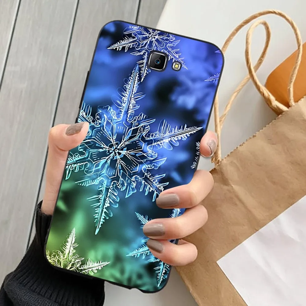 Schneeflocke Winter Handy hülle für Samsung J 7 plus 7Core J7 Neo J6 plus Prime J6 J4 J5 Handy hülle