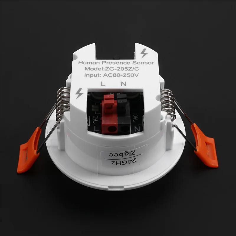 Zigbee-24G مستشعر الوجود البشري الذكي مع دقة كشف الإنارة تويا مستشعر الحركة الدقيقة البشرية الذكي