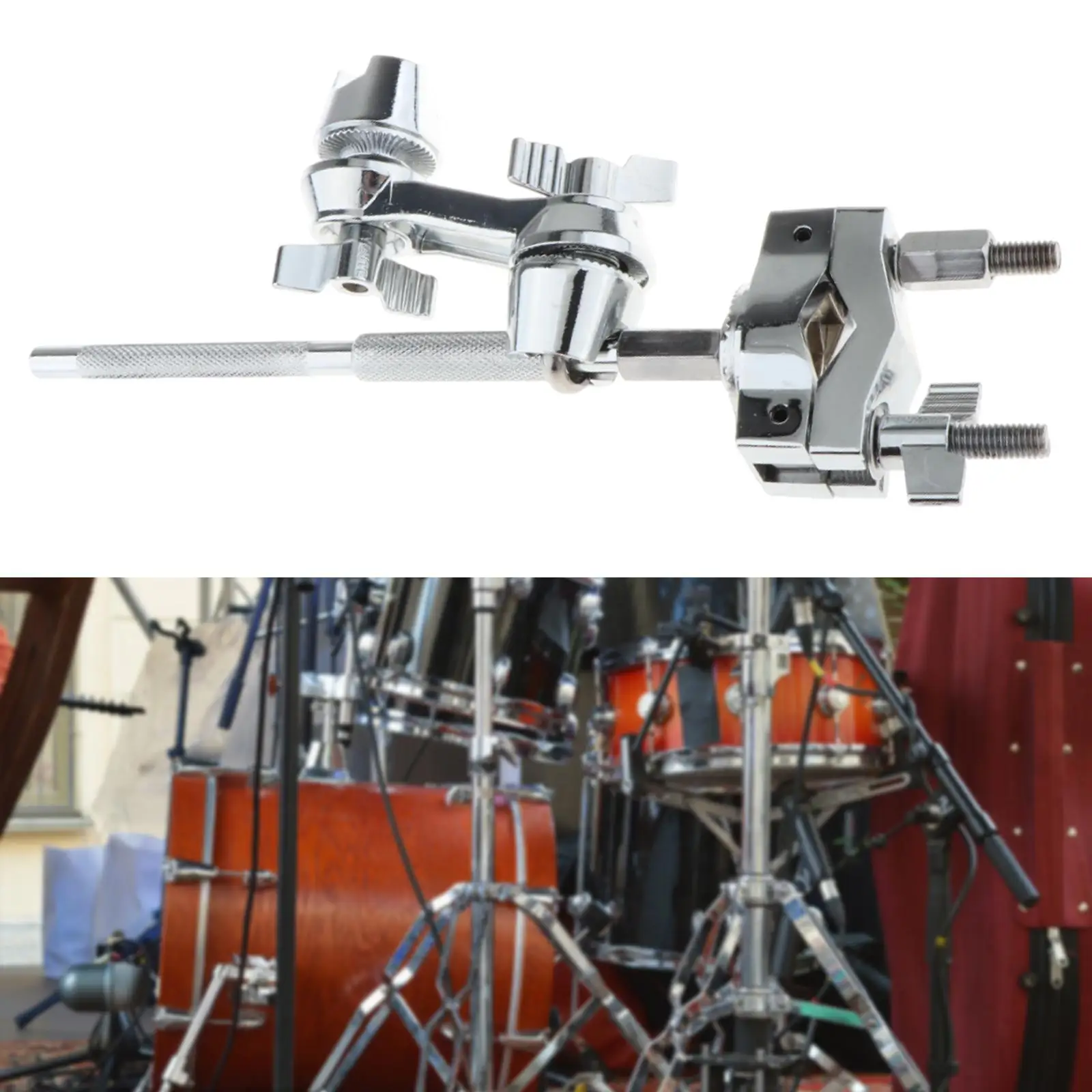 

Drum Connecting Clamp Drum Support Percussion Instruments Supplies for Performances