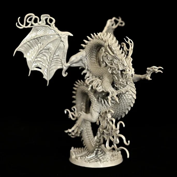 

Overall heights 120mm dragon Resin model kit self-assembly and coloring A-2014