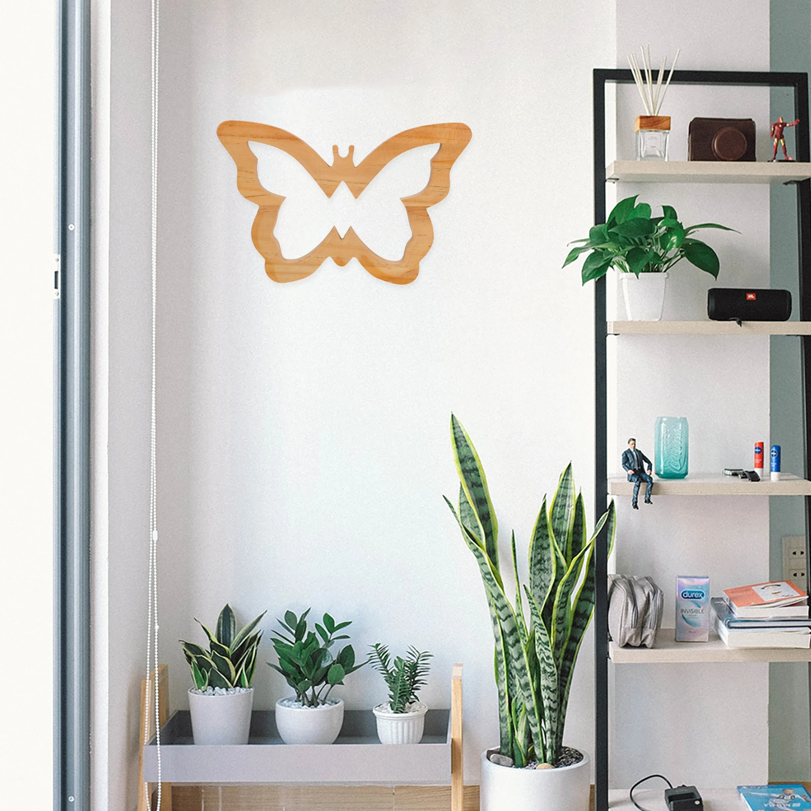 

Wooden Wall Sticker Decorative Art Craft Supplies Unique Aesthetic Patterns Home Party Decorations Photo Prop Wall Art