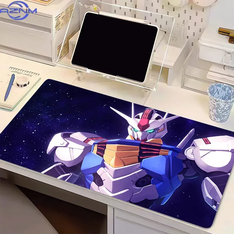 Gundam Aerial Mechanical Warrior Professional eSports Gaming Mouse Pad, Speed Extended Desk Mat, Keyboard Mousepad for Game Play