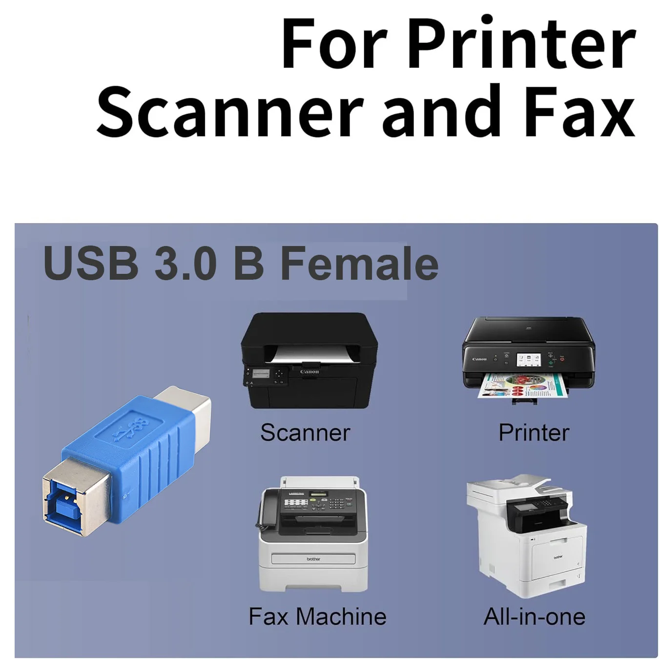 1pc USB 3,0 Typ B Buchse auf USB 3,0 B Buchse Koppler Daten Extender Stecker Konverter Adapter für drucker Scanner Kabel