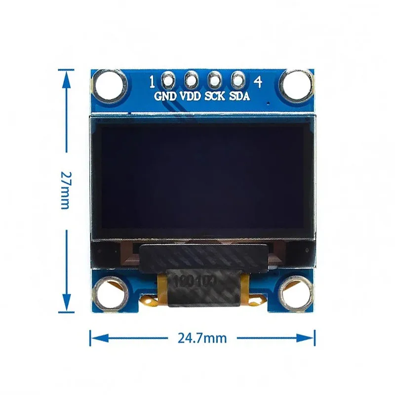 White Blue Color 0.96 Inch 128X64 OLED Display Module Yellow Blue OLED Display Module for Arduino 0.96 IIC Communicate