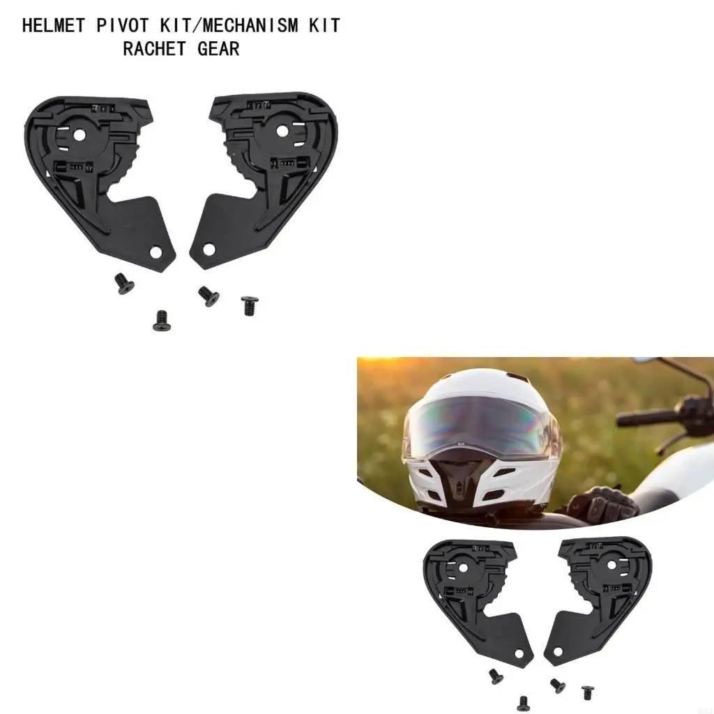

Motorbike Helmets Accessory for JHM-802 AIMIT 803 Motorcycle Helmets Visors Gear Base Plate Face Shield Visors Base
