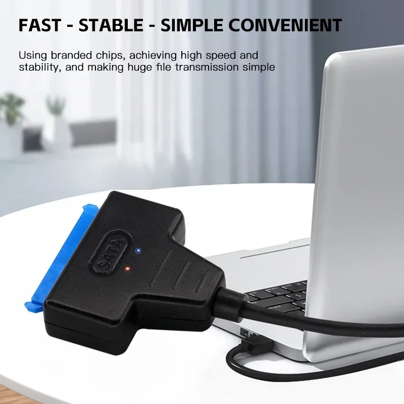 Cavo adattatore da Sata a USB 3.0 supporto 22 pin 2.5,3.5 lnche HDD esterno SSD connettore per computer disco rigido adatto per disco rigido