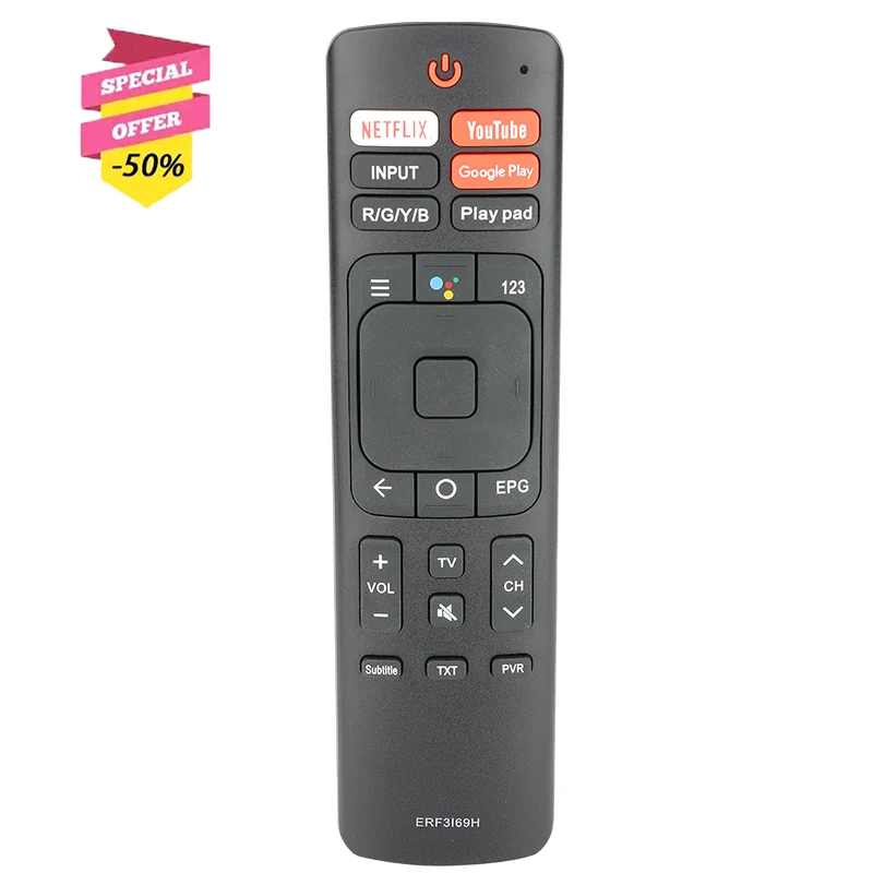 

ERF3I69H IR Remote Control For Hisense TV 50RG 55RG 65RG 65H9808 43A56EGA 50A56EGA 55A56EGA 65A56EGA 70A56EGA 55H9100E 55A7200F