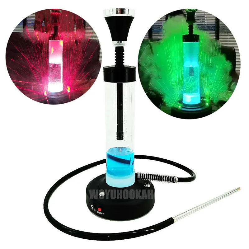 Starry Laser Light Hookah New Fashion Acrylic Shisha Pot for bar