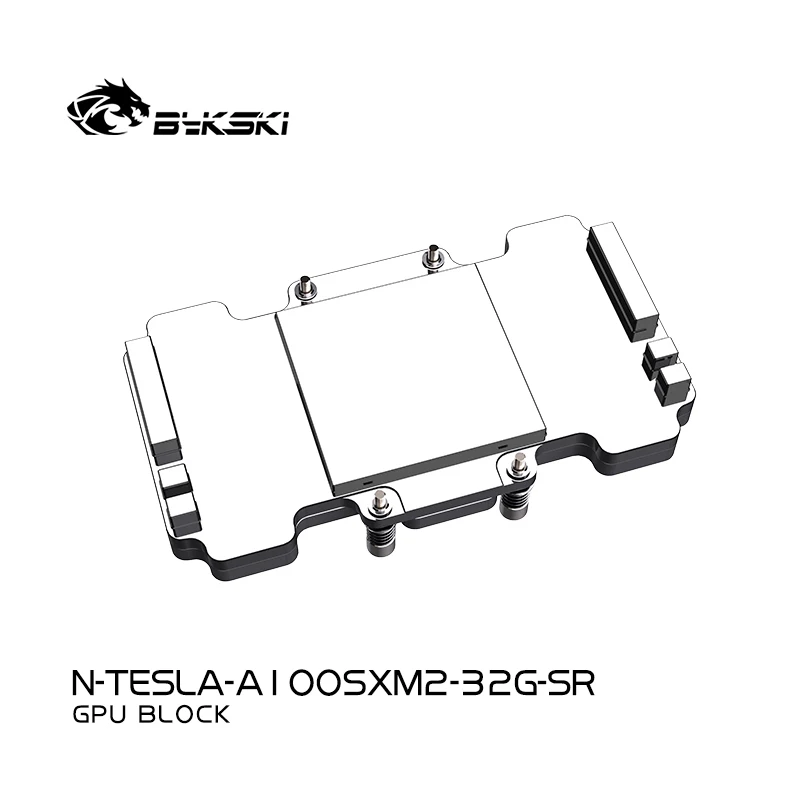 Bykski GPU Water Block for NVIDIA V100 NVLink Video Card Cooled Radiator / N-TESLA-A100SXM2-32G-SR