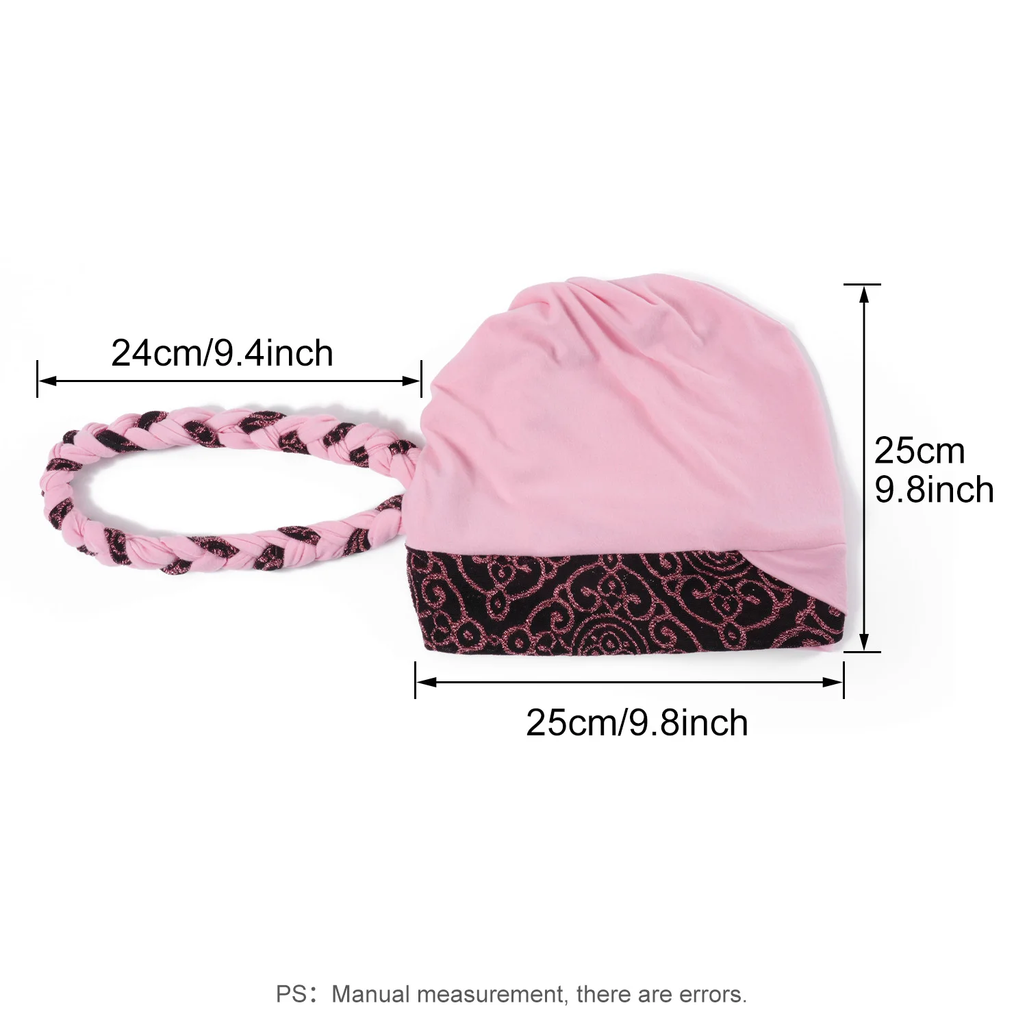 Muslim Stretch Turban Cap Print Braid Decor Turban for Women Arab Wrap Head Beanies Hats Fashion Hijabs Turbante Headcover