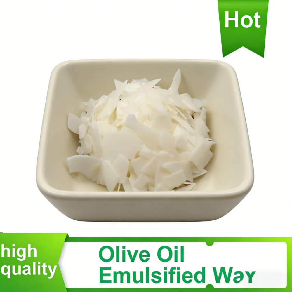 

Italy Olivem1000 Olive Oil Emulsified Wax Olive Emulsifier 50g-1000g Cosmetic Materials Wax Emulsion Emulsifying Wax