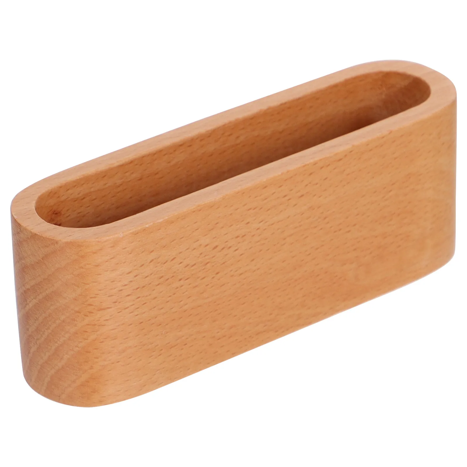 1Pcs Premium Solid Wood Desktop Organizer for Business Cards Name Cards Notes Photos Slim Items Neat Compact Office Gift