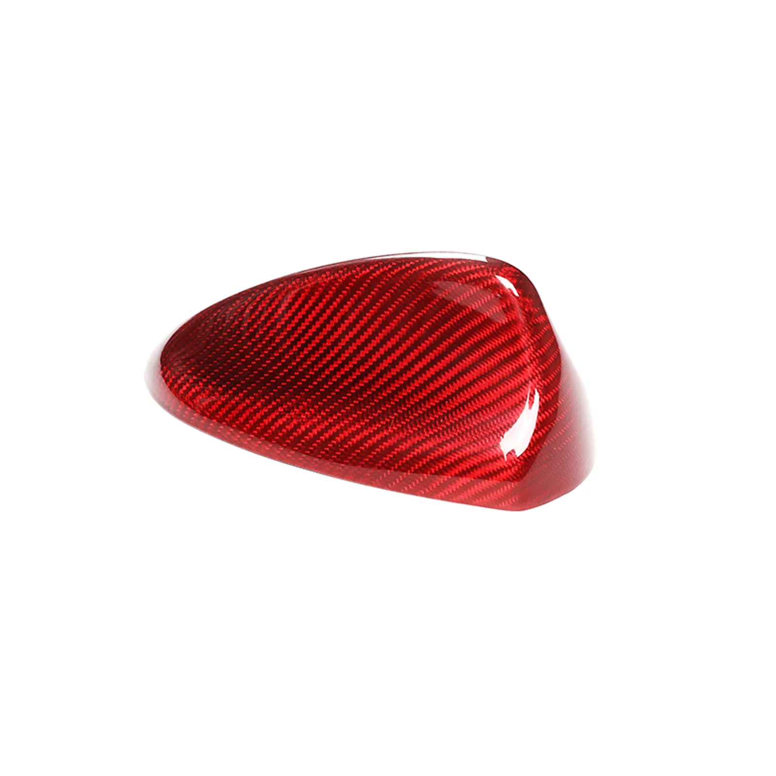 For Alfa Romeo Giulia/Stelvio Real Carbon Fiber Shark Fin Antenna Cover Trim Cap