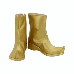 Aladdin Cosplay Boots Shoes Golden Color Halloween Costumes Accessories For Male Female Custom Made Boots