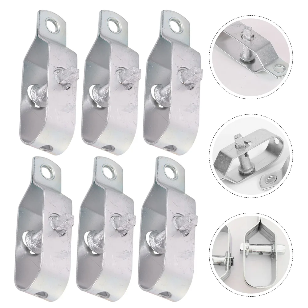 6 Pcs Zip Tie Cable Tensioner Practical Rope Suite Fencing Line Wire Tightener Creative Heavy Duty Silver