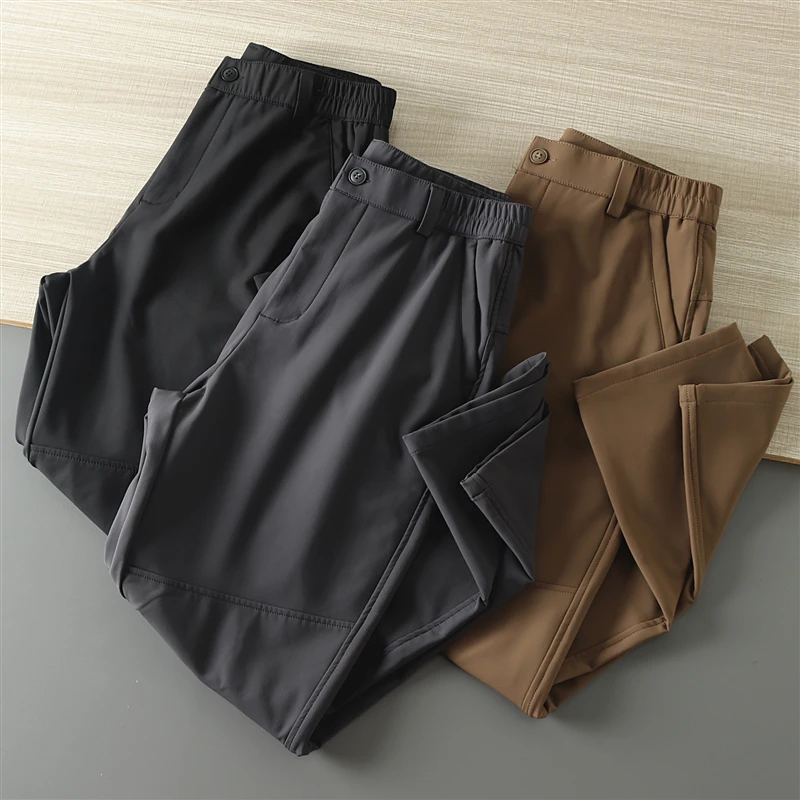 

3D Tailored aphene Outdoor Sports Men's Casual Pants Straight Leg Windproof Waterproof Autumn Winter Faion Urban Sle