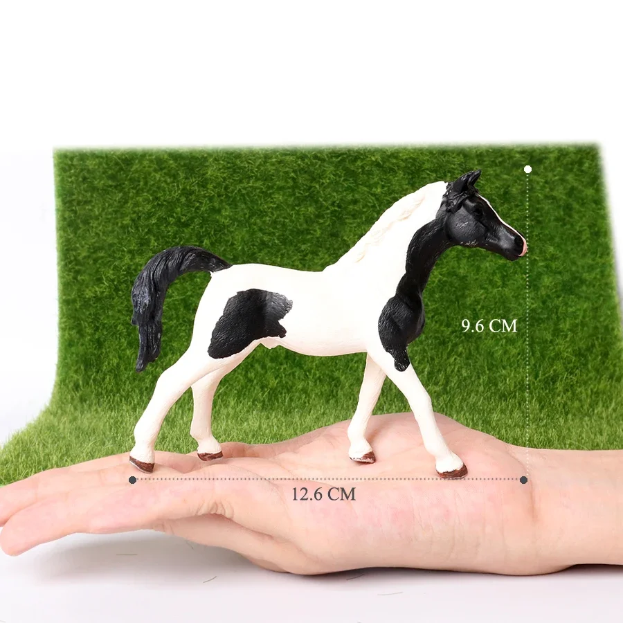 Simulação fazenda animais brinquedos cavalo estatuetas pônei modelos mesa de areia figura de ação brinquedo animais figuras bonito educacional crianças presentes