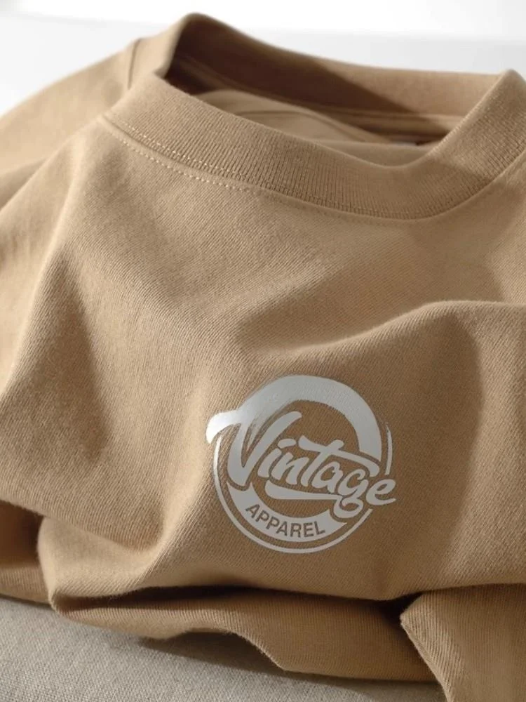 

Футболка свободного покроя плюс размер, хлопок, 00% американский ретро Sle, базовый слой, мясное покрытие f Sve Body irt