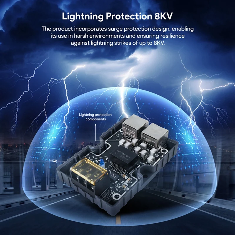 لمحول كابل الأطباق إلى RJ45 و150 واط GigE حاقن PoE السلبي لـ V2 إلى PoE Injector-A07G