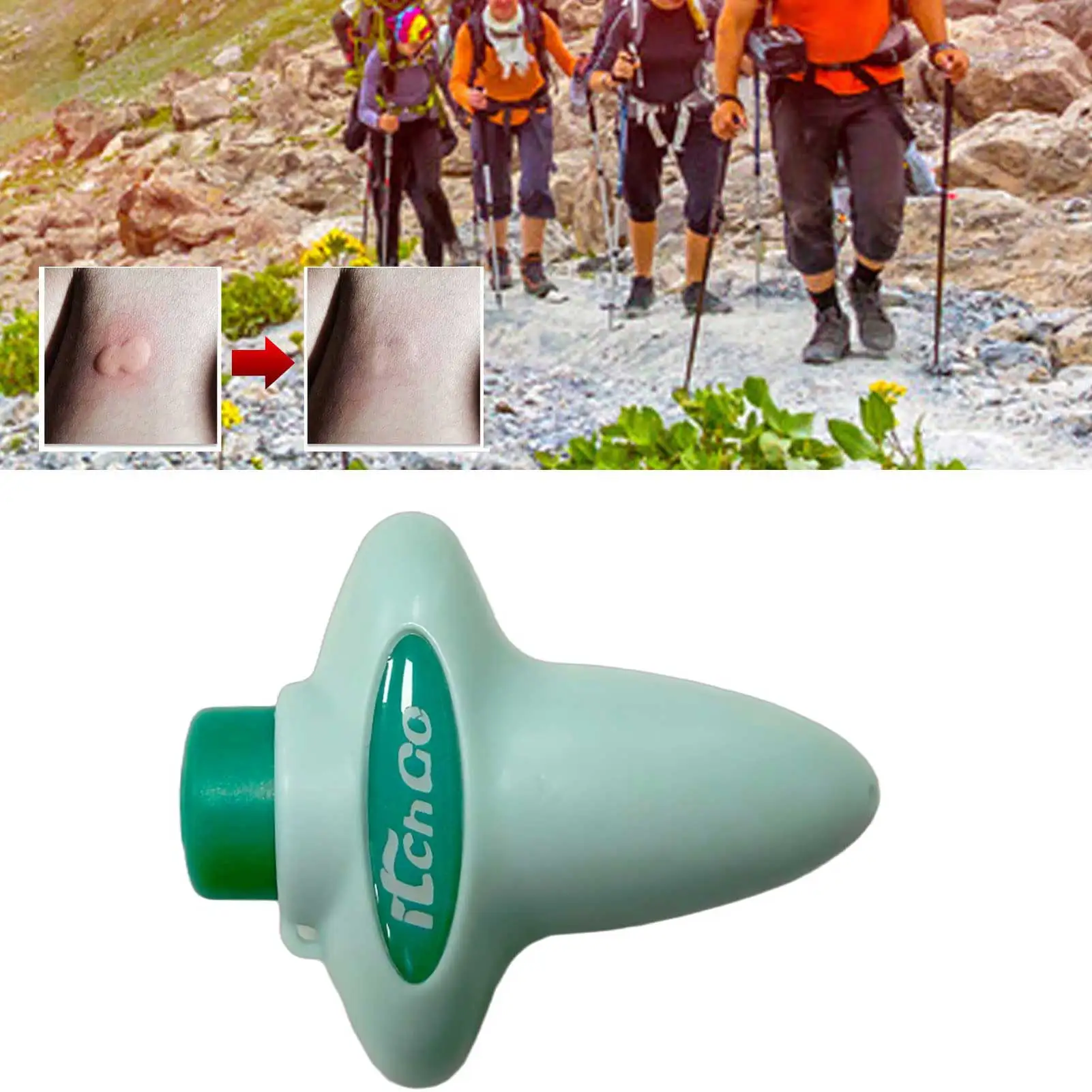 Anti-itch Device, Natural Quartz Insect Bite Treatment Device for Adults Suitable for Home, Travel, Outdoor Camping