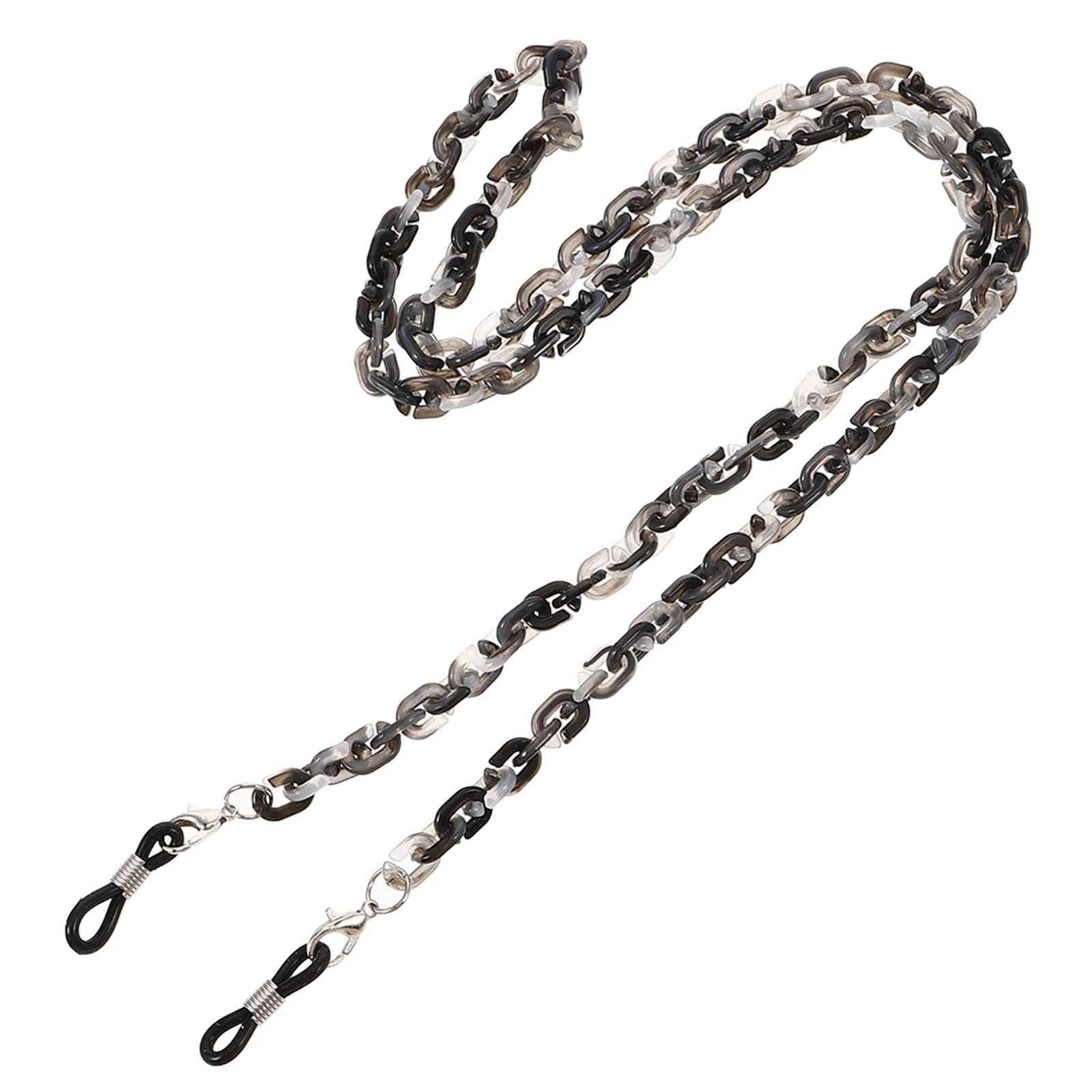 

1pc Acrylic Jewelry Accessories 6x8mm Colorful Chain Eyeglass Retainer Glasses Chain Mask Strap Pendant Fashionable Quality