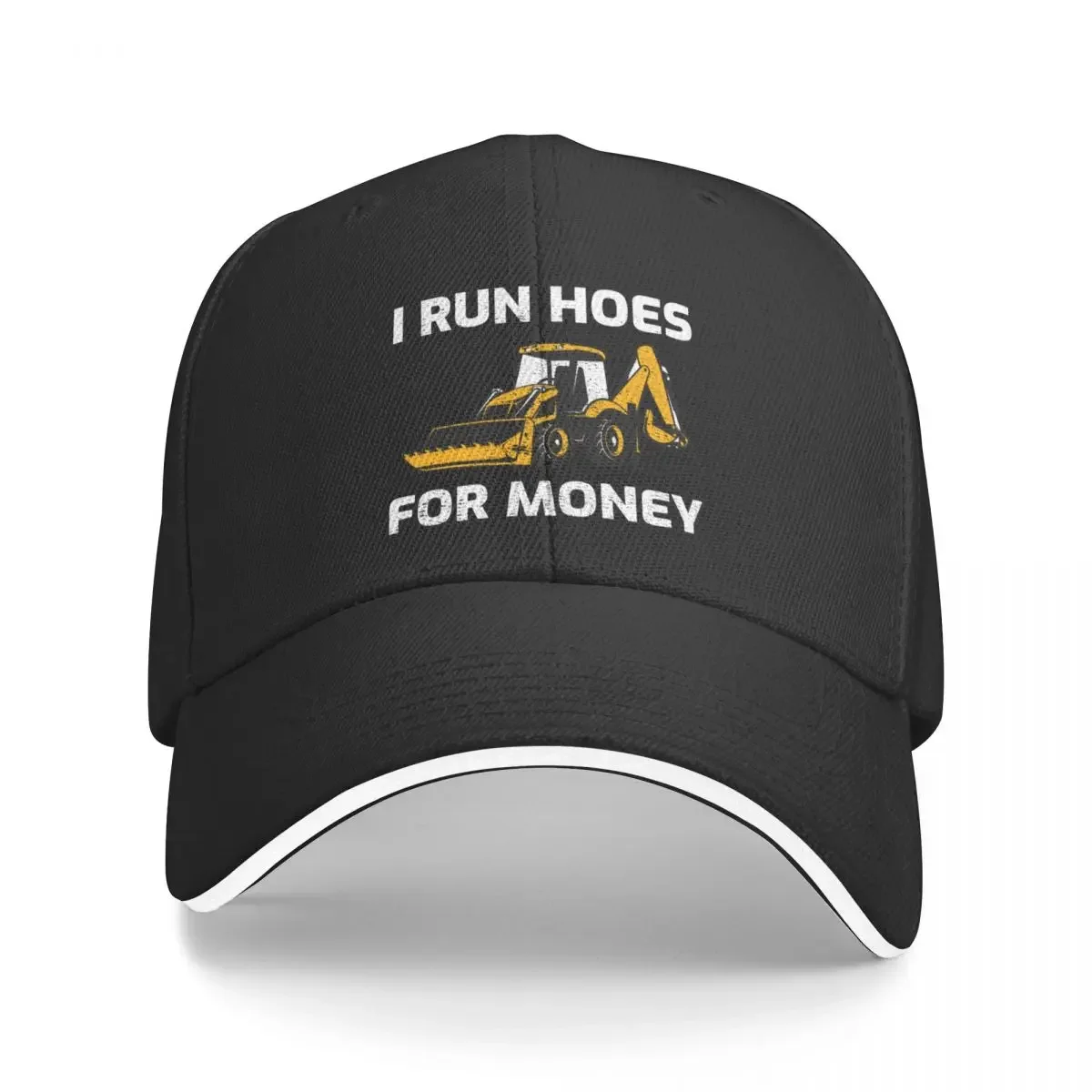 

Excavator Backhoe Heavy Equipment Operator Funny Sayings Baseball Cap black Golf Cap Men Hats Women's