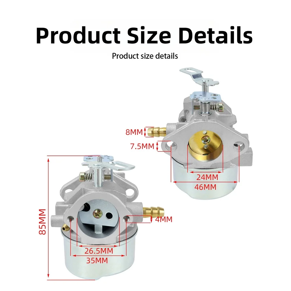 Carburetor for HM70 HM80 For HMSK80 HMSK90 HMSK100 Snow Blower Engines with Smooth Operation in Harsh Conditions