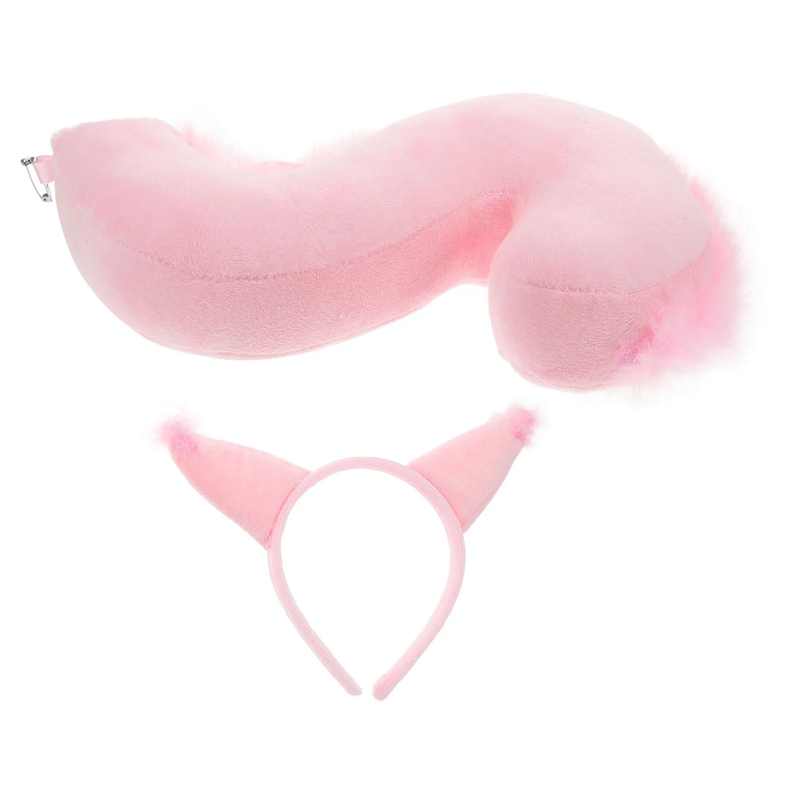 Conjunto de orelhas e cauda de esquilo para cosplay de Halloween, acessórios de fantasia de animal, apresentações de festa, faixa de cabeça unissex