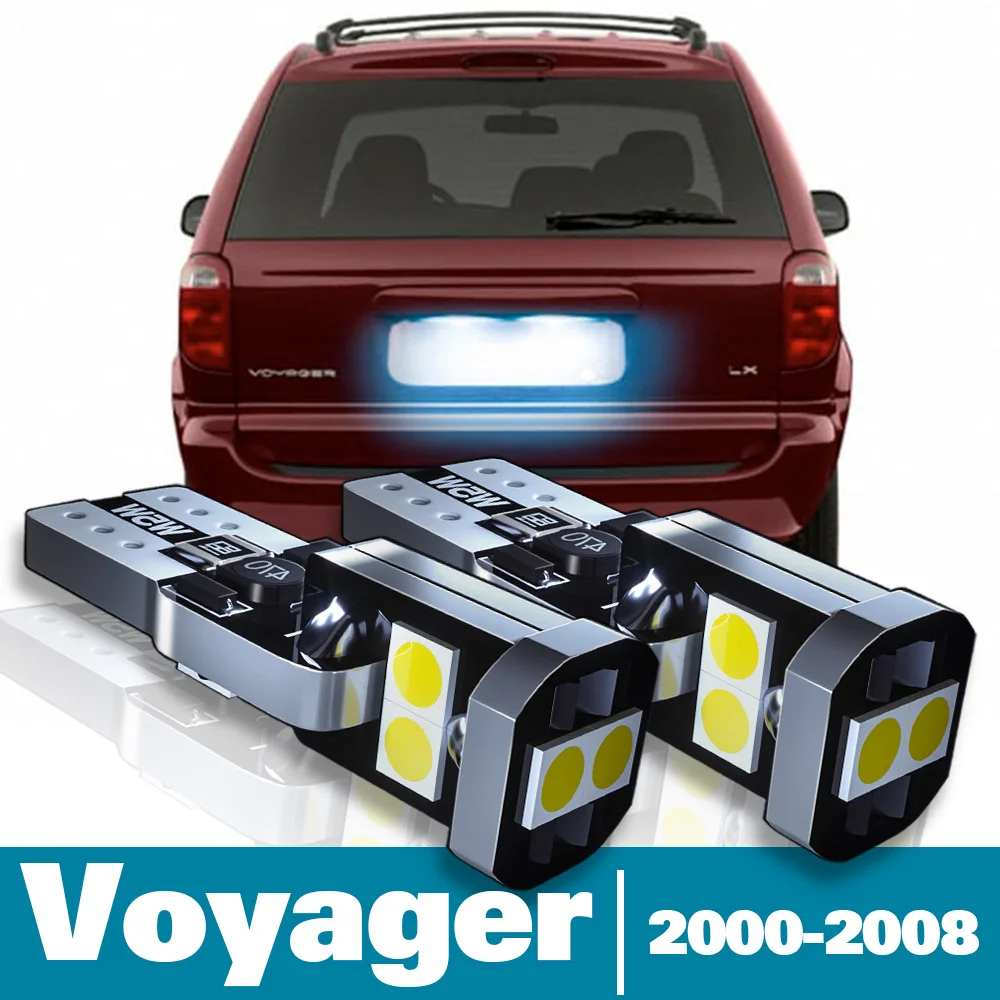 

2pcs LED License Plate Light For Chrysler Voyager Accessories 2000 2001 2002 2003 2004 2005 2006 2007 2008