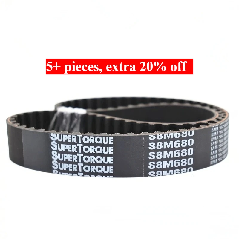 

S8M896 S8M912 S8M920 S8M928 S8M944 SUPER TORQUE Timing Belt Motor Tools Sander Treadmill Pulley Circular Teeth Japan Rubber Belt