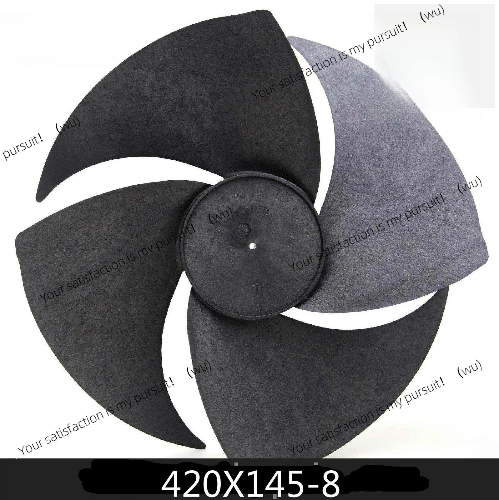 Axial Fan Blade For Air Conditioner Outdoor Unit 420x145mm Shaft Hole 8mm Condenser Cooling Fan Impeller Replacement Parts