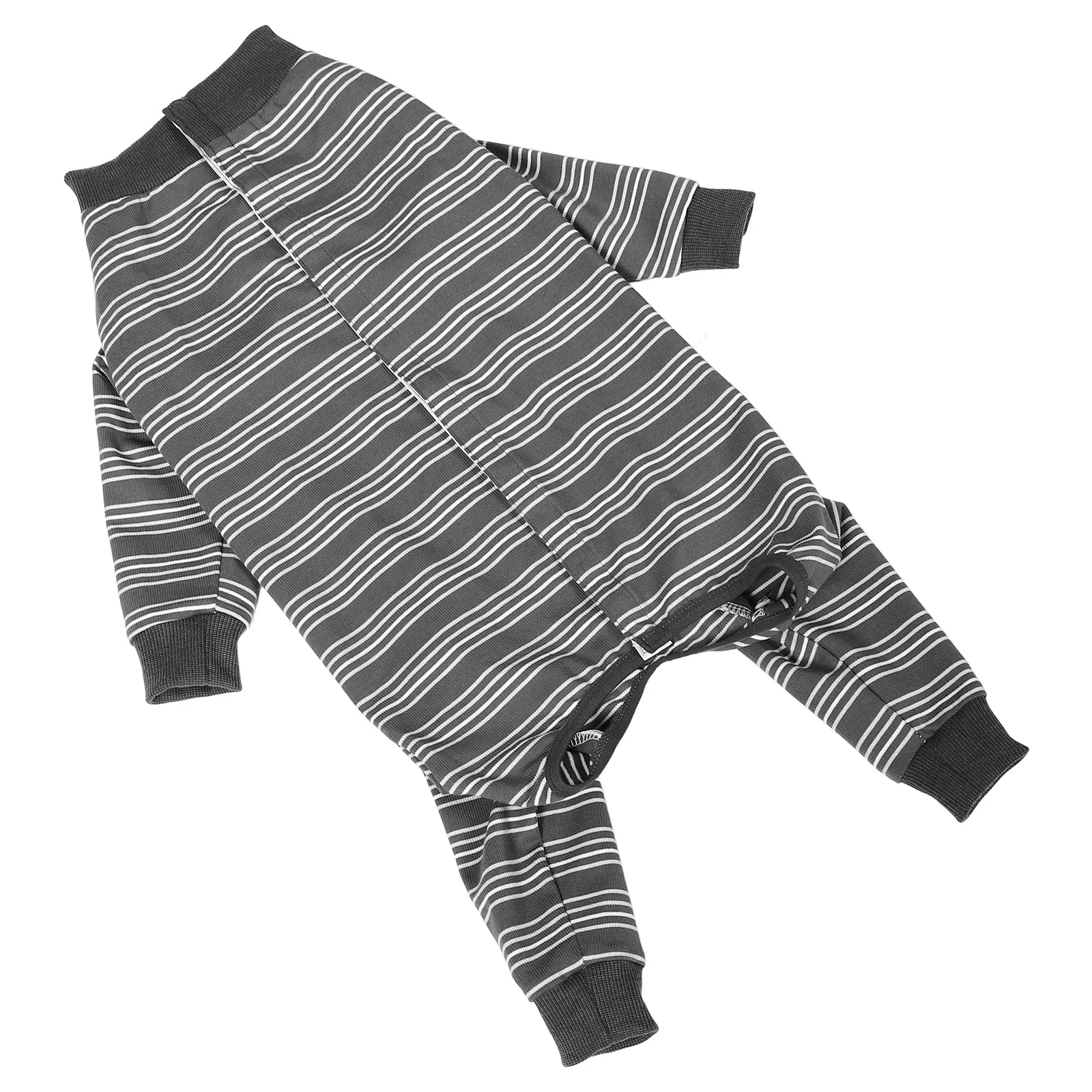 

Dog Surgery Suit Small Grey Long Sleeve Recovery Bodysuit Postsurgery Protection Anti Shedding Dog Clothes Pet Outfit