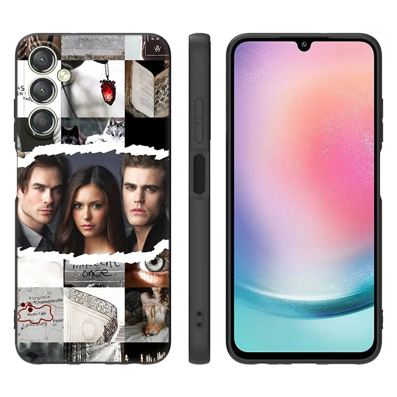 The Vampire Diaries Black Case For Samsung Galaxy A15 A14 A05 A34 A54 A52S A53 A33 A23 A24 A13 A12 A22 A32 A50 A51 A70 A71 A73